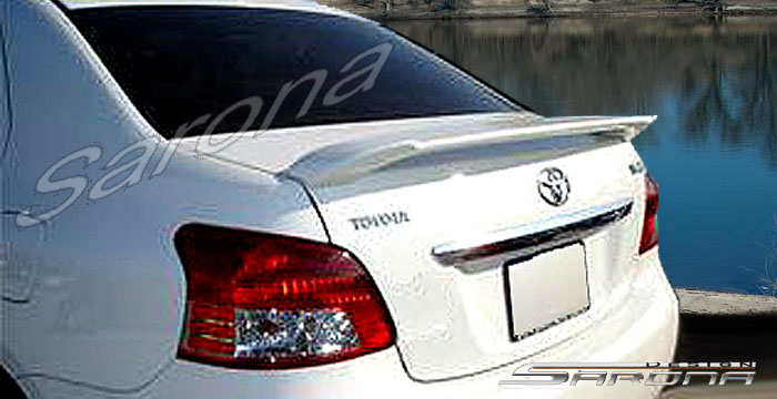 Custom Toyota Yaris  Sedan Trunk Wing (2006 - 2011) - $190.00 (Part #TY-059-TW)